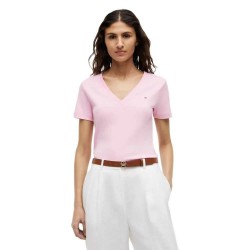 тениска,мъжки,тениски,дамски,тениски,tommy,hilfiger,slim,cody,short,sleeve,v,neck,t,shirt,pink,(classic,pink)
