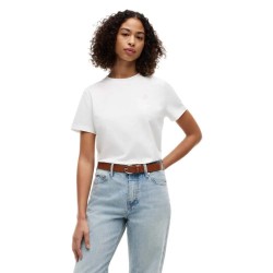 тениска,мъжки,тениски,дамски,тениски,tommy,hilfiger,ww0ww49941,short,sleeve,t,shirt,white,(ecru)