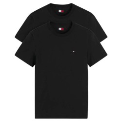 тениска,мъжки,тениски,дамски,тениски,tommy,jeans,dm0dm20687,short,sleeve,t,shirt,2,units,black,(black,black)