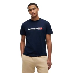 тениска,мъжки,тениски,дамски,тениски,tommy,jeans,entry,dna,short,sleeve,t,shirt,blue,(dark,night,navy)