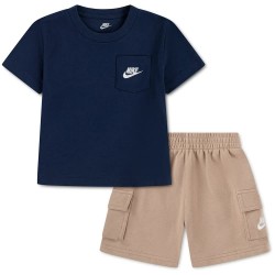 Nike 86N041 set - Brown / Blue (Hemp) детски,екипи,детски,облекла,за,момчета,nike,86n041,set,brown,blue,(hemp)