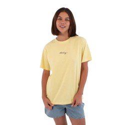 тениска,мъжки,тениски,дамски,тениски,hurley,script,regular,short,sleeve,t,shirt,yellow,(macadamia)