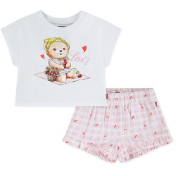 Levi´s ® 1EP495 set - White (Bright White) детски,екипи,levi´s,®,1ep495,set,white,(bright,white)