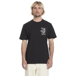 Тениска Volcom Giddyup short sleeve T-shirt - Black (Black) тениска,мъжки,тениски,дамски,тениски,volcom,giddyup,short,sleeve,t,shirt,black,(black)
