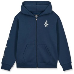 блуза,детски,блузи,volcom,iconic,stone,gid,full,zip,sweatshirt,blue,(dust,bowl,indigo)