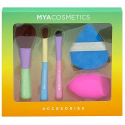 специфични,козметични,продукти,aromya,mya,makeup,brush,&,sponge,set,multicolor