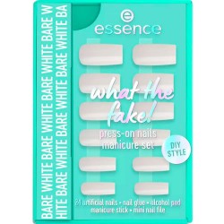 специфични,козметични,продукти,essence,what,the,fake!,nº04,bare,white,set,artificial,nails,6,units
