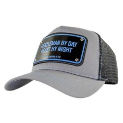 Шапка John hatter & co Gentleman by day beast by night cap - Grey (Grey / Black) шапка,всички,шапки,john,hatter,&,co,gentleman,by,day,beast,by,night,cap,grey,(grey,black)