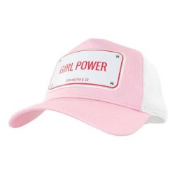 детска,шапка,всички,шапки,john,hatter,&,co,girl,power,cap,pink,(pink,white)