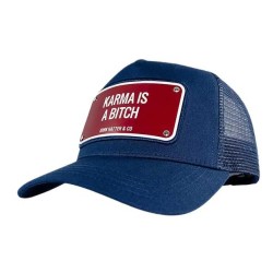 Шапка John hatter & co Karma is a bitch cap - Blue (Blue) шапка,всички,шапки,john,hatter,&,co,karma,is,a,bitch,cap,blue,(blue)