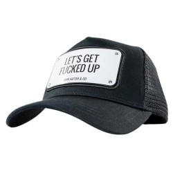 Шапка John hatter & co Let´s get fucked up cap - Black (Black) шапка,всички,шапки,john,hatter,&,co,let´s,get,fucked,up,cap,black,(black)