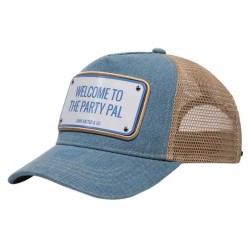 Шапка John hatter & co Welcome to the party pal cap - Blue (Blue / Beige) шапка,всички,шапки,john,hatter,&,co,welcome,to,the,party,pal,cap,blue,(blue,beige)