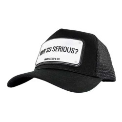 Шапка John hatter & co Why so serious? cap - Black (Black 01) шапка,всички,шапки,john,hatter,&,co,why,so,serious?,cap,black,(black,01)