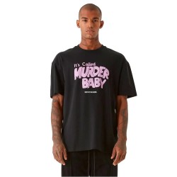 тениска,мъжки,тениски,дамски,тениски,9n1m,sense,murder,short,sleeve,t,shirt,black,(black)