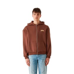юношеска,блуза,мъжки,пуловери,lost,youth,western,motel,full,zip,sweatshirt,brown,(chocolate,brown)