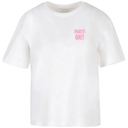 тениска,мъжки,тениски,дамски,тениски,miss,tee,party,on,short,sleeve,t,shirt,white,(white)