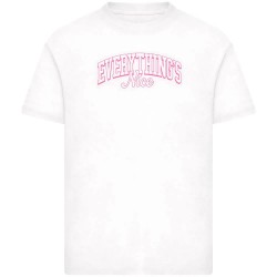 тениска,мъжки,тениски,дамски,тениски,mister,tee,everything,is,nice,college,style,short,sleeve,t,shirt,white,(white)