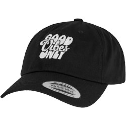 Тениска Mister tee Good Vibes On cap - Black (Black) тениска,всички,шапки,mister,tee,good,vibes,on,cap,black,(black)