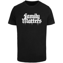 Тениска Mister tee Fami Matters short sleeve T-shirt - Black (Black) тениска,мъжки,тениски,дамски,тениски,mister,tee,fami,matters,short,sleeve,t,shirt,black,(black)