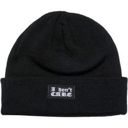 Тениска Mister tee I Don´t Care beanie - Black (Black) тениска,всички,шапки,mister,tee,i,don´t,care,beanie,black,(black)