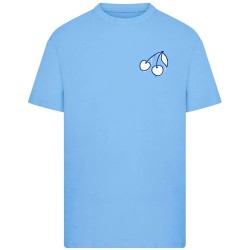 Тениска Mister tee Japan Cherries short sleeve T-shirt - Blue (Horizon Blue) тениска,мъжки,тениски,дамски,тениски,mister,tee,japan,cherries,short,sleeve,t,shirt,blue,(horizon,blue)