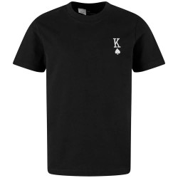 Тениска Mister tee King Card Game short sleeve T-shirt - Black (Black) тениска,мъжки,тениски,дамски,тениски,mister,tee,king,card,game,short,sleeve,t,shirt,black,(black)