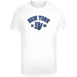 Тениска Mister tee New York City Basketball short sleeve T-shirt - White (White) тениска,мъжки,тениски,дамски,тениски,mister,tee,new,york,city,basketball,short,sleeve,t,shirt,white,(white)