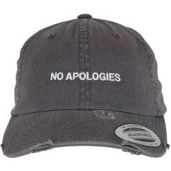 Блуза с яка Mister tee No Apologies cap - Grey (Dark Grey) блуза,с,яка,всички,шапки,mister,tee,no,apologies,cap,grey,(dark,grey)