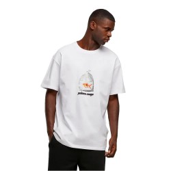 Тениска Mister tee Poisson Rouge Heavy Oversized short sleeve T-shirt - White (White) тениска,мъжки,тениски,дамски,тениски,mister,tee,poisson,rouge,heavy,oversized,short,sleeve,t,shirt,white,(white)