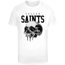 Тениска Mister tee Saints Skull short sleeve T-shirt - White (White) тениска,мъжки,тениски,дамски,тениски,mister,tee,saints,skull,short,sleeve,t,shirt,white,(white)