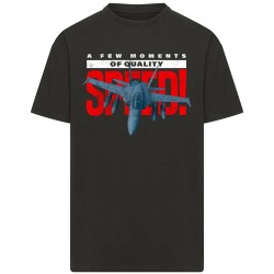 Тениска Mister tee Speed Jet Oversized short sleeve T-shirt - Black (Black) тениска,мъжки,тениски,дамски,тениски,mister,tee,speed,jet,oversized,short,sleeve,t,shirt,black,(black)