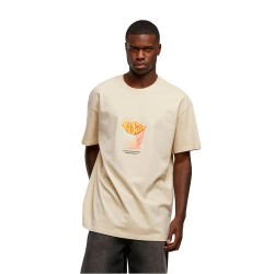 Тениска Mister tee Small Fries Heavy Oversized short sleeve T-shirt - Beige (Sand) тениска,мъжки,тениски,дамски,тениски,mister,tee,small,fries,heavy,oversized,short,sleeve,t,shirt,beige,(sand)