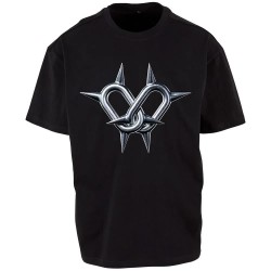 Тениска Mister tee Together Forever Oversized short sleeve T-shirt - Black (Black) тениска,мъжки,тениски,дамски,тениски,mister,tee,together,forever,oversized,short,sleeve,t,shirt,black,(black)