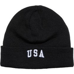 Тениска Mister tee USA beanie - Black (Black) тениска,всички,шапки,mister,tee,usa,beanie,black,(black)
