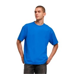 Тениска New morning studios NM003 Oversized short sleeve T-shirt - Blue (Cobalt Blue) тениска,мъжки,тениски,дамски,тениски,new,morning,studios,nm003,oversized,short,sleeve,t,shirt,blue,(cobalt,blue)