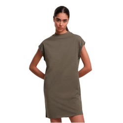 рокля,дамски,поли,и,рокли,new,morning,studios,nm026,short,sleeve,short,dress,green,(olive)