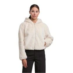 Блуза Urban classics TB7934 full zip sweatshirt - Beige (White Sand) блуза,дамски,блузи,urban,classics,tb7934,full,zip,sweatshirt,beige,(white,sand)