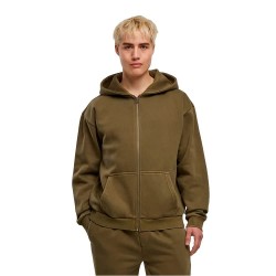 блуза,мъжки,пуловери,urban,classics,vintage,full,zip,sweatshirt,brown,(warm,khaki)