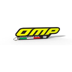 ключодържатели,omp,logo,silicone,3d,keychain,yellow,(white,black)