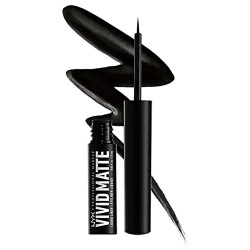 очна,линия,nyx,professional,makeup,vivid,matte,liquid,black,2ml,eyeliner