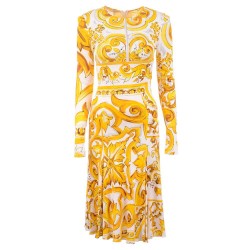 Рокля Dolce & gabbana 747011 dress - Yellow (Yellow) рокля,дамски,поли,и,рокли,dolce,&,gabbana,747011,dress,yellow,(yellow)