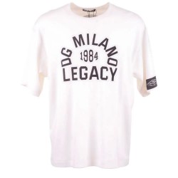 тениска,мъжки,тениски,дамски,тениски,dolce,&,gabbana,747229,short,sleeve,t,shirt,white,(ecru)