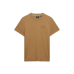 Тениска Superdry Essential Serif Logo short sleeve T-shirt - Brown (Bronze Brown / Dark Bronze) тениска,мъжки,тениски,дамски,тениски,superdry,essential,serif,logo,short,sleeve,t,shirt,brown,(bronze,brown,dark,bronze)