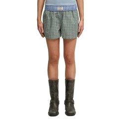 къси,панталони,мъжки,панталони,дамски,панталони,superdry,mini,check,cotton,shorts,green,(montauk,green,check)