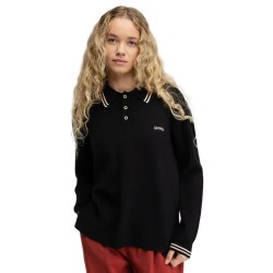 дамски,блузи,с,яка,мъжки,блузи,с,яка,siroko,verelle,long,sleeve,polo,black,(black)