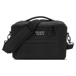 Несесер Delsey Brochant 3 Beauty Case wash bag - Black (Jet Black) несесер,тоалетни,принадлежности,delsey,brochant,3,beauty,case,wash,bag,black,(jet,black)