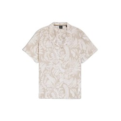 риза,с,къс,ръкав,дамски,ризи,мъжки,ризи,boss,beach,short,sleeve,shirt,beige,(light,beige)