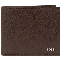 BOSS Northon Trifold 10280116 wallet - Brown (Dark Brown) портфейли,и,портмонета,boss,northon,trifold,10280116,wallet,brown,(dark,brown)