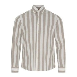 Риза с къс ръкав Sea ranch Porto Cervo short sleeve shirt - Beige / White (White / Sand) риза,с,къс,ръкав,дамски,ризи,мъжки,ризи,sea,ranch,porto,cervo,short,sleeve,shirt,beige,white,(white,sand)
