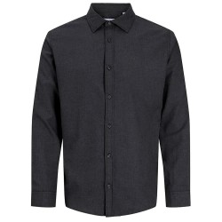 Риза с дълъг ръкав Jack & jones Field Melange long sleeve shirt - Grey (Black) риза,с,дълъг,ръкав,дамски,ризи,мъжки,ризи,jack,&,jones,field,melange,long,sleeve,shirt,grey,(black)